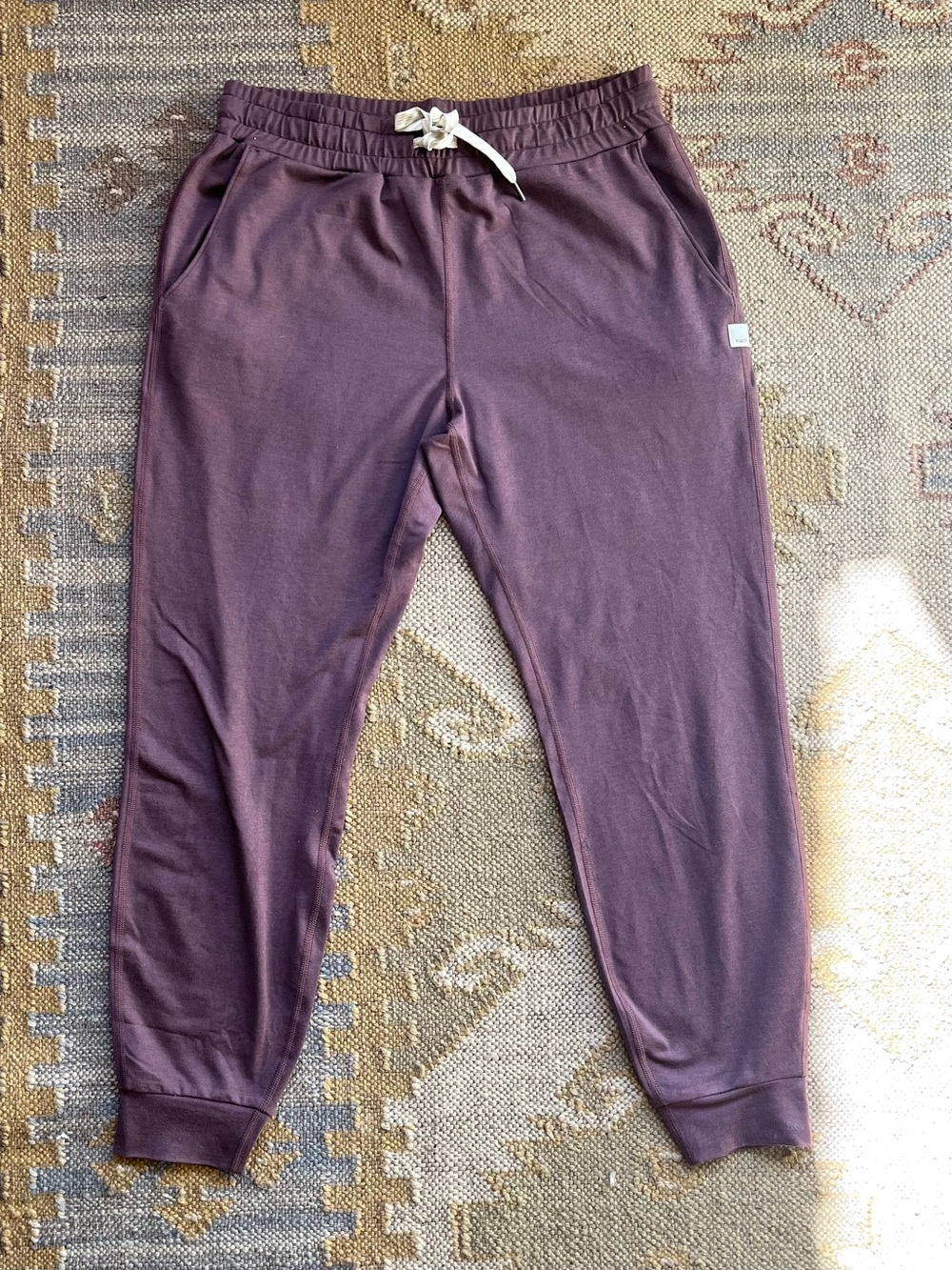 Vuori Plum Performance Joggers with Drawstring